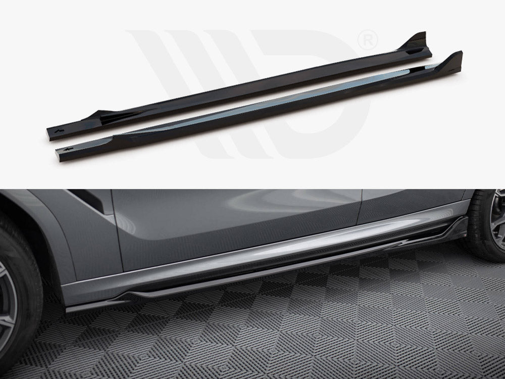 Side Skirts Diffusers V.2 Bmw X6 M-Pack G06 Facelift