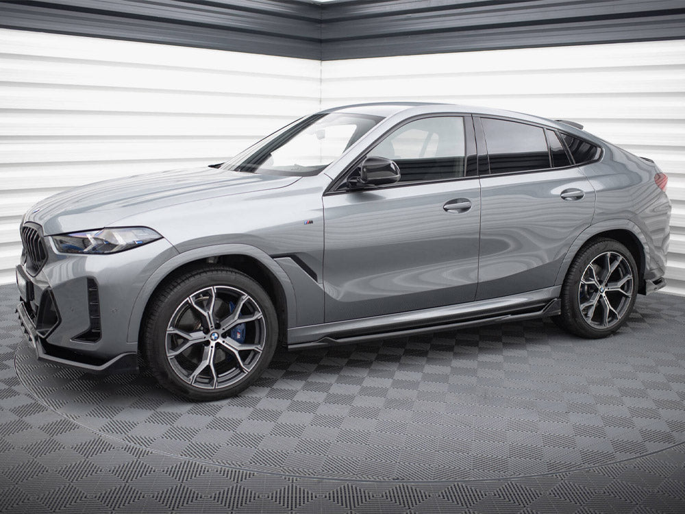 Side Skirts Diffusers V.2 Bmw X6 M-Pack G06 Facelift
