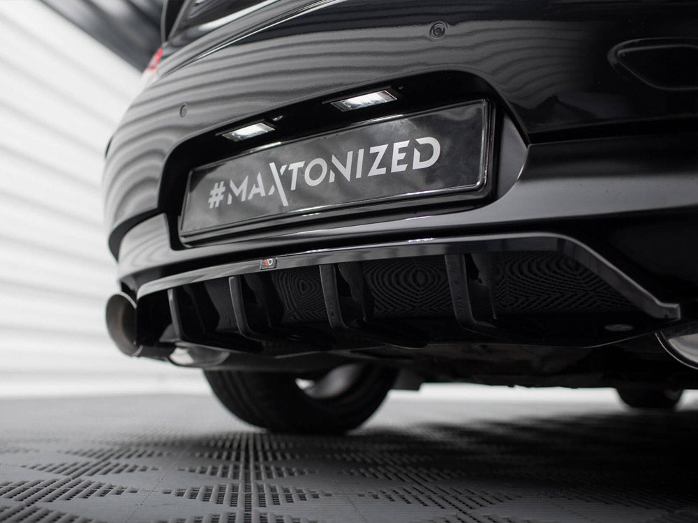 Central Rear Splitter (Vertical Bars) Bmw Z4 M-Pack E89 Facelift