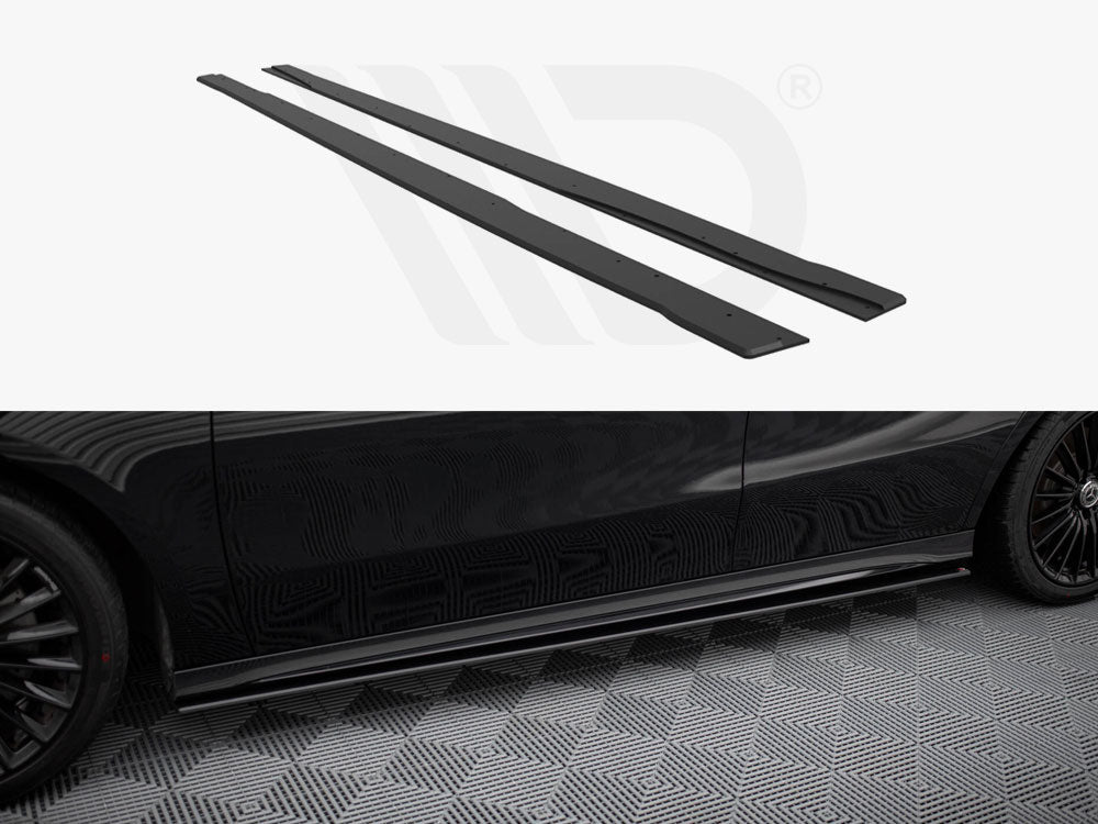 Street PRO Side Skirts Diffusers Mercedes-AMG A35 W177 Facelift