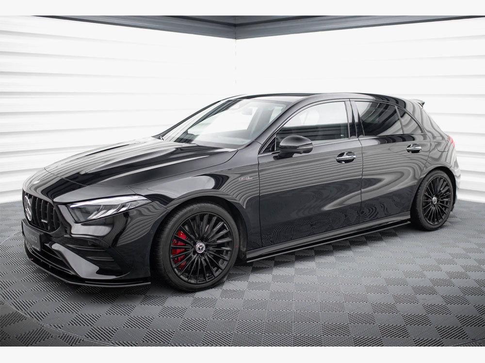 Street PRO Side Skirts Diffusers Mercedes-AMG A35 W177 Facelift