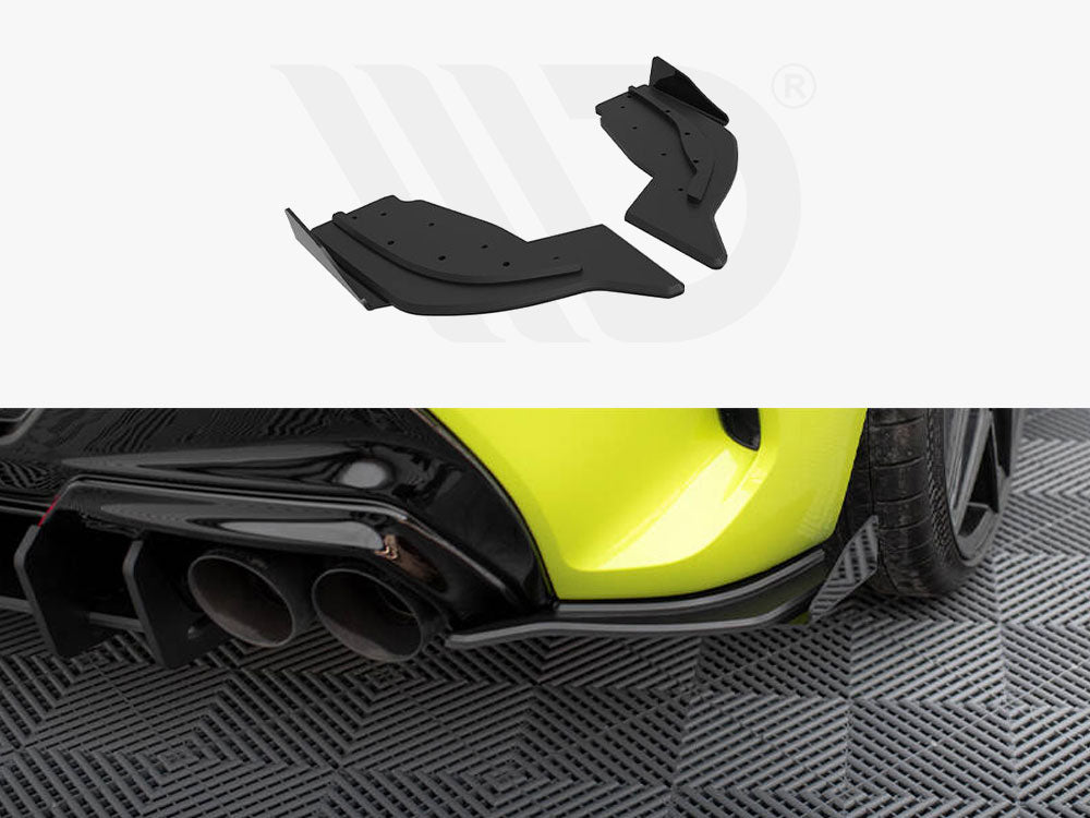 Street Pro Rear Side Splitters V.2 + Flaps V.2 Bmw 1 F40 M-Pack / M135I