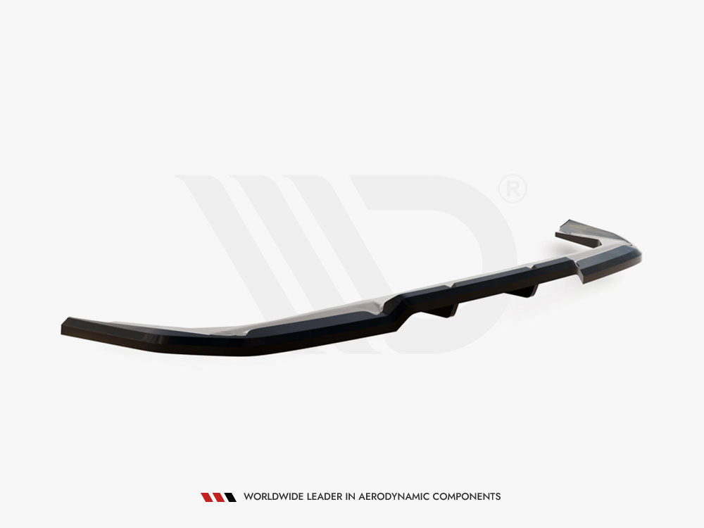 Central Rear Splitter (Vertical Bars) Bmw X1 M-Pack U11