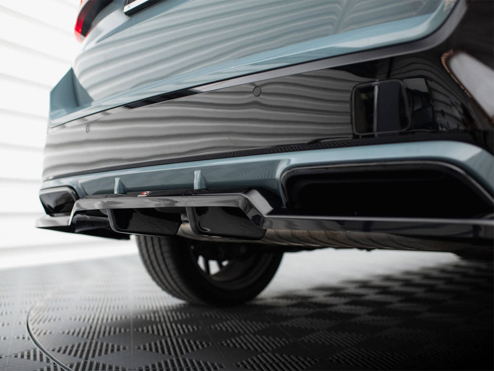 Central Rear Splitter (Vertical Bars) Bmw X1 M-Pack U11