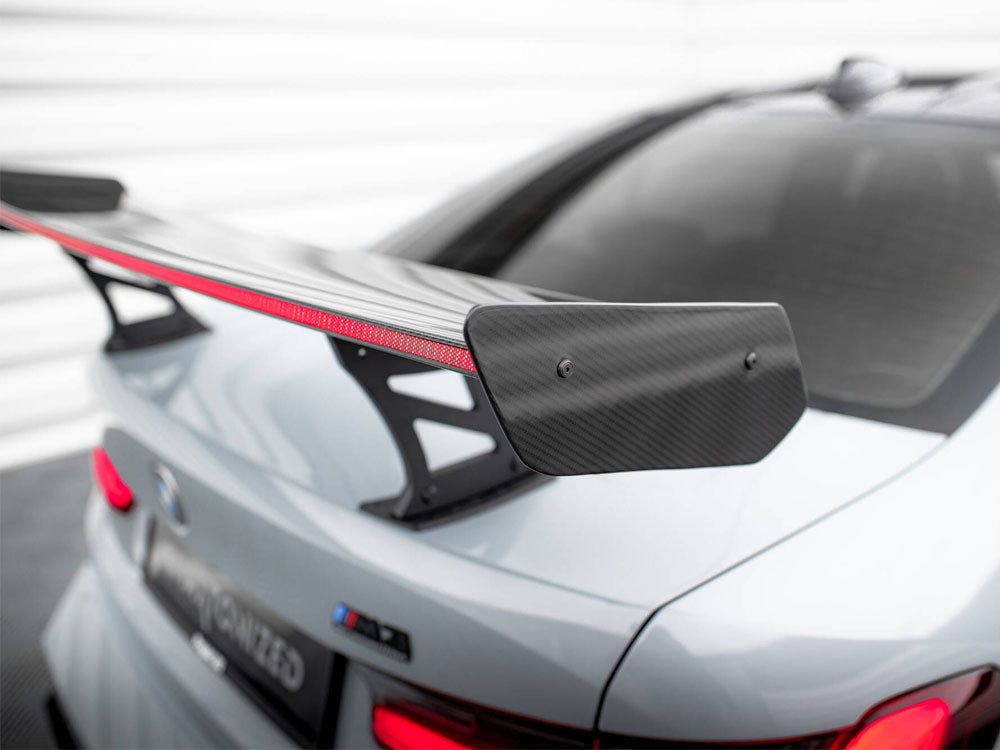 Carbon Spoiler With Internal Brackets Uprights + Led Bmw M3 G80 / M340I G20 / 3 M-Pack G20 / 3 Standard G20