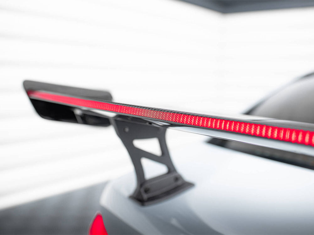 Carbon Spoiler With Internal Brackets Uprights + Led Bmw M3 G80 / M340I G20 / 3 M-Pack G20 / 3 Standard G20