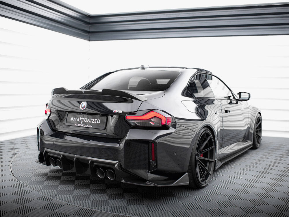 Carbon Fiber Rear Side Splitters Bmw M2 G87