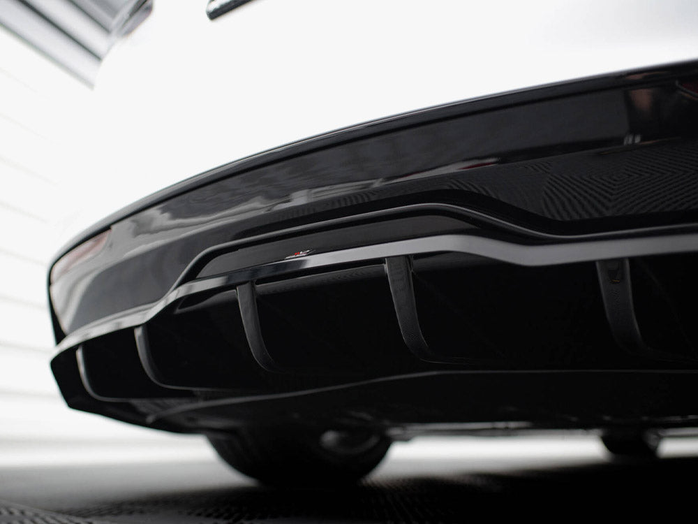 Rear Splitter (Vertical Bars) V.2 Tesla Model S Plaid Mk1 Facelift