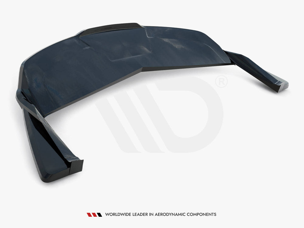 Rear Splitter (Vertical Bars) V.2 Tesla Model S Plaid Mk1 Facelift