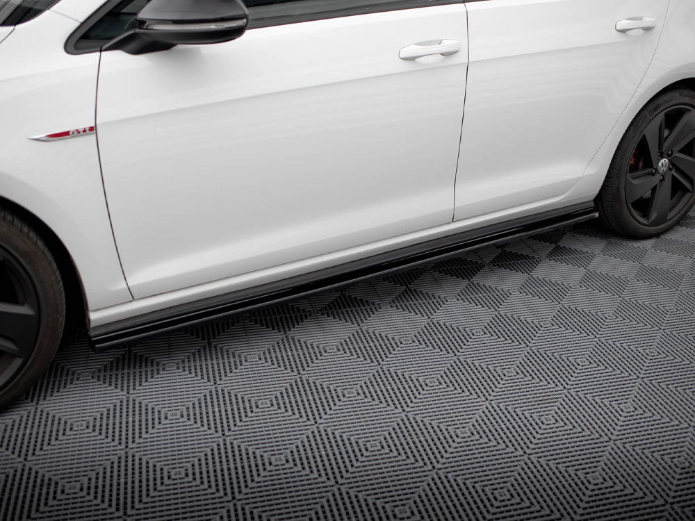 Side Skirts Diffusers Vw Golf 7 Gti Preface / Facelift (Wide)
