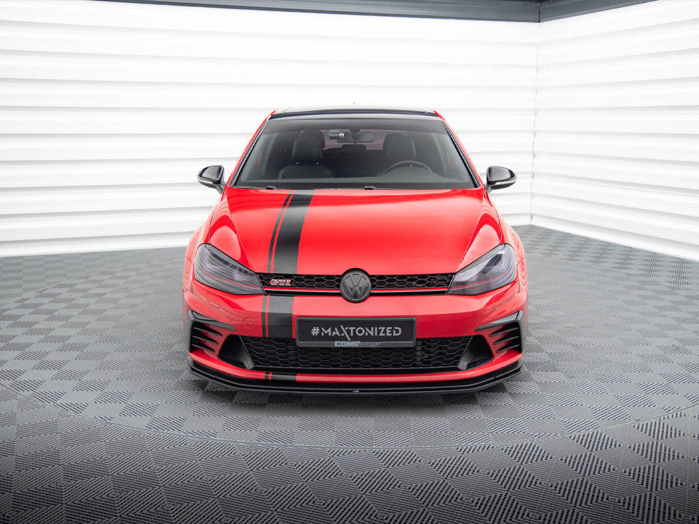 Front Splitter Vw Golf Mk7 Gti Clubsport - Textured