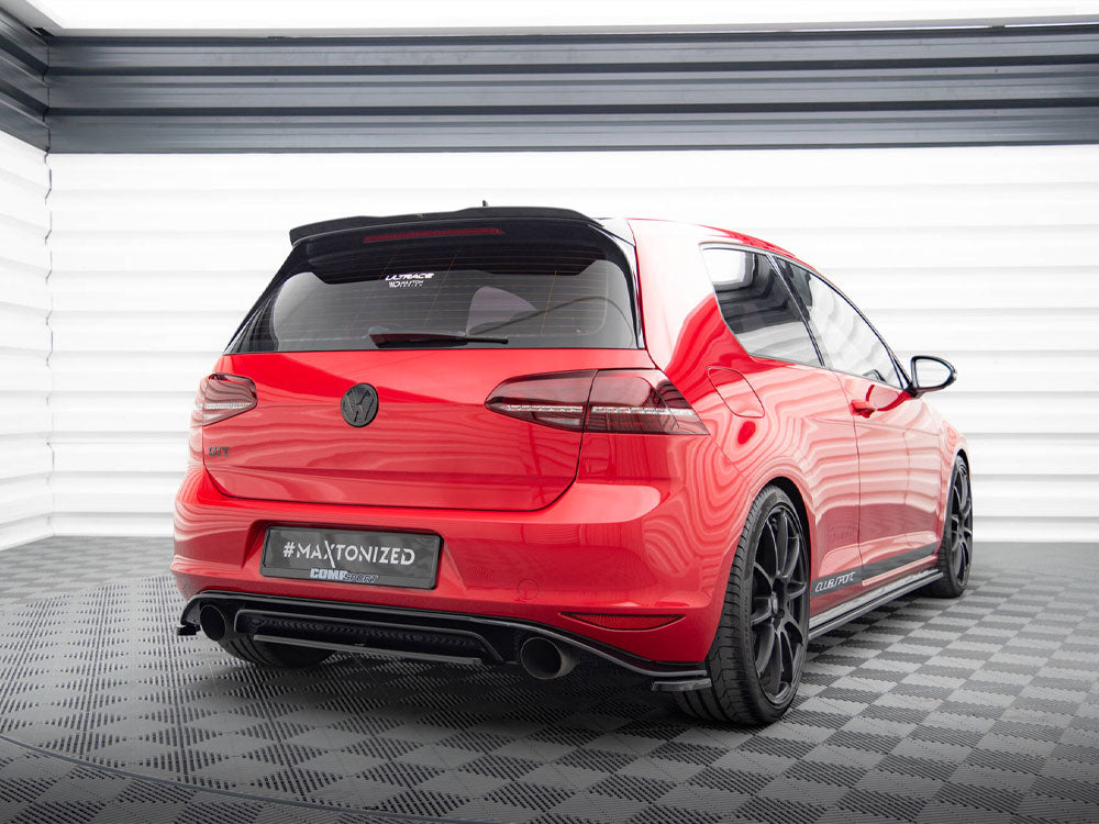 Central Rear Splitter Vw Golf Gti Mk7 Clubsport