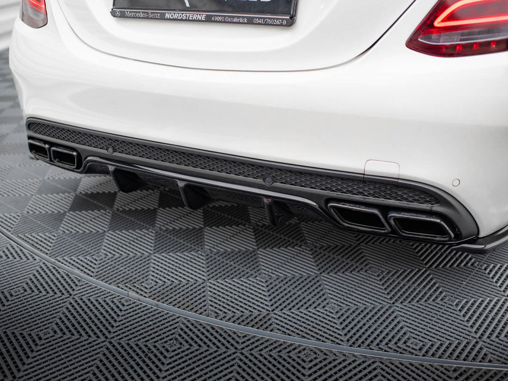 Rear Valance Mercedes-AMG C63 Sedan / Estate W205 / S205 - Textured