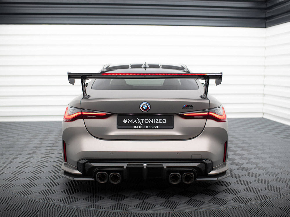 Carbon Spoiler With External Brackets Uprights + Led Bmw M4 G82 / M440I G22 / 4 M-Pack G22
