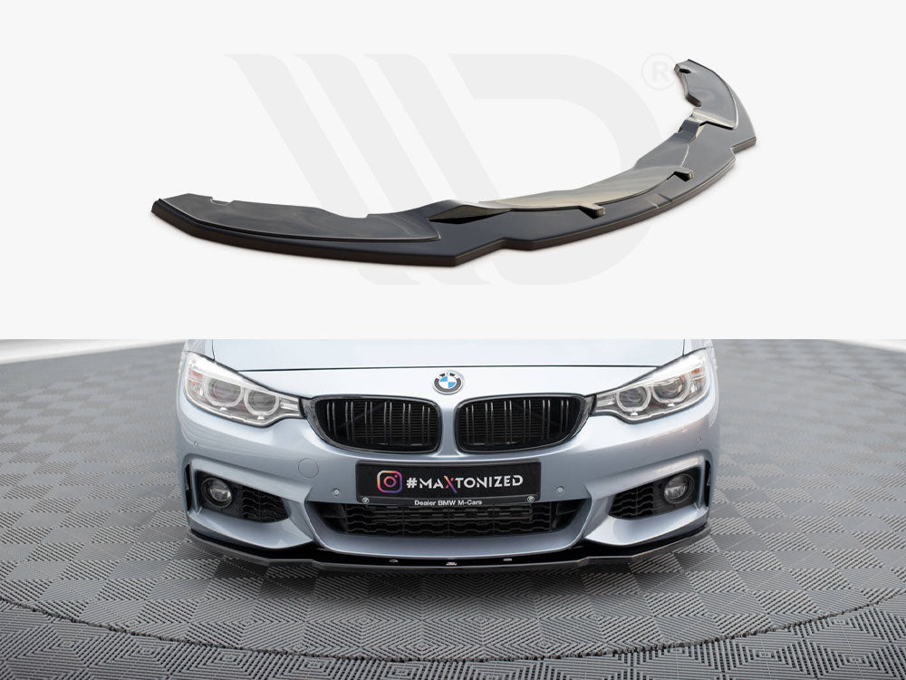 Front Splitter V.1 Bmw 4 Coupe / Gran Coupe / Cabrio M-Pack F32 / F36 / F33