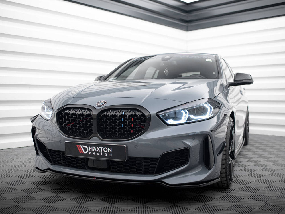 Front Splitter V.4 Bmw 1 F40 M-Sport / M135I - Textured