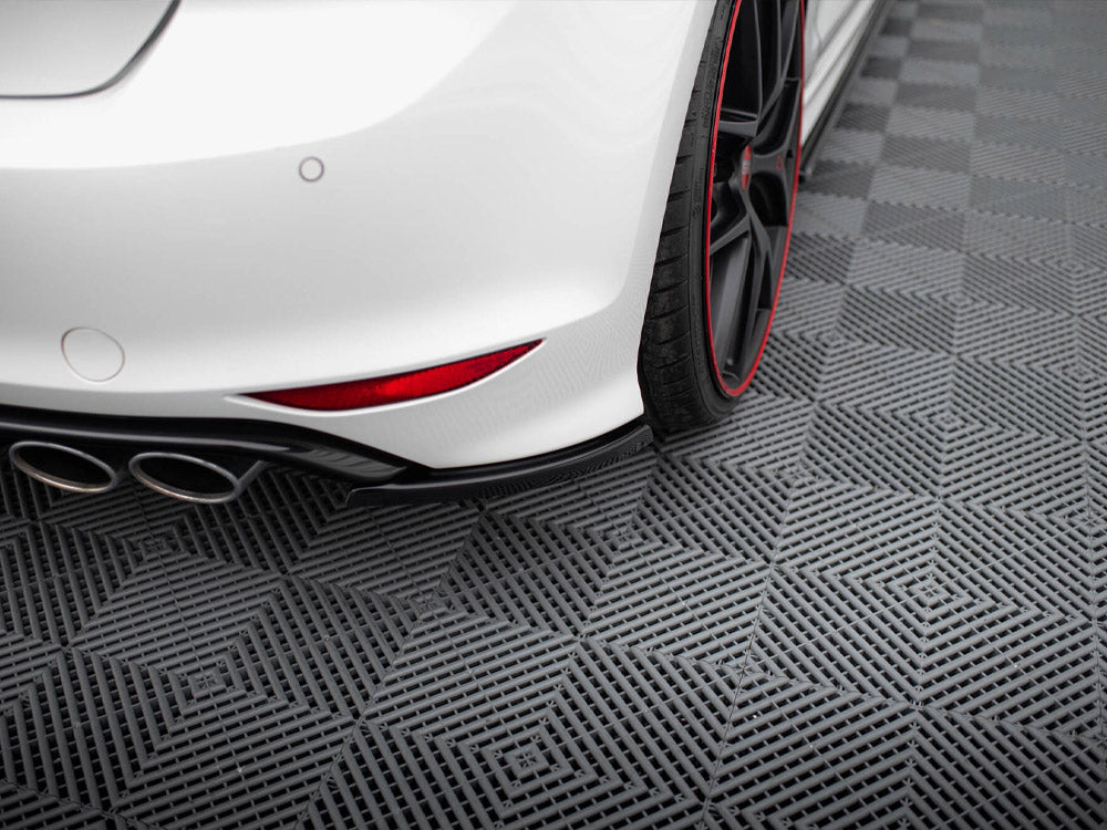 Rear Side Splitters V.1 Vw Golf R / R-Line Mk7 - Textured