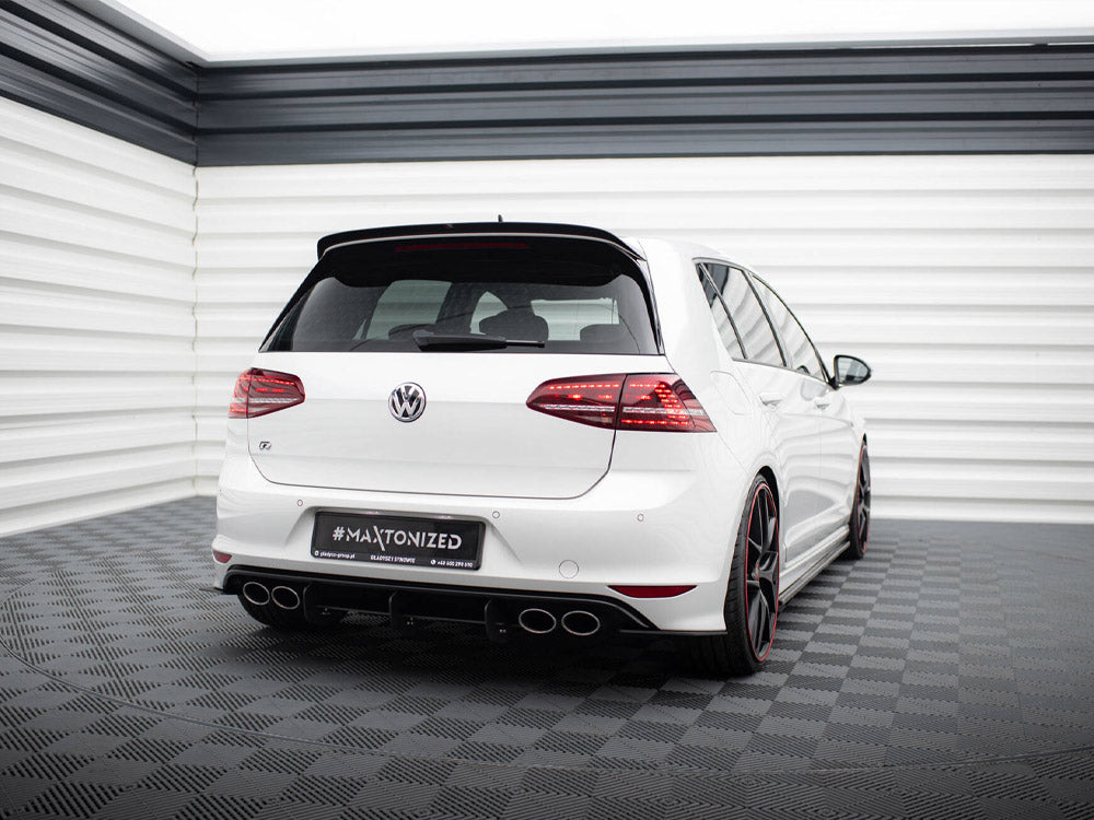 Rear Diffuser &Amp; Rear Side Splitters Vw Golf R Mk7 Hatchback