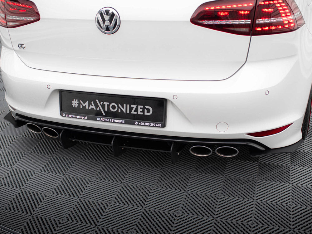 Rear Diffuser &Amp; Rear Side Splitters Vw Golf R Mk7 Hatchback