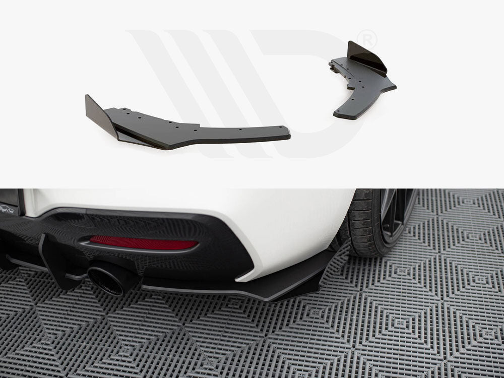 Street Pro Rear Side Splitters V.2 + Flaps Bmw 1 F20 M140I