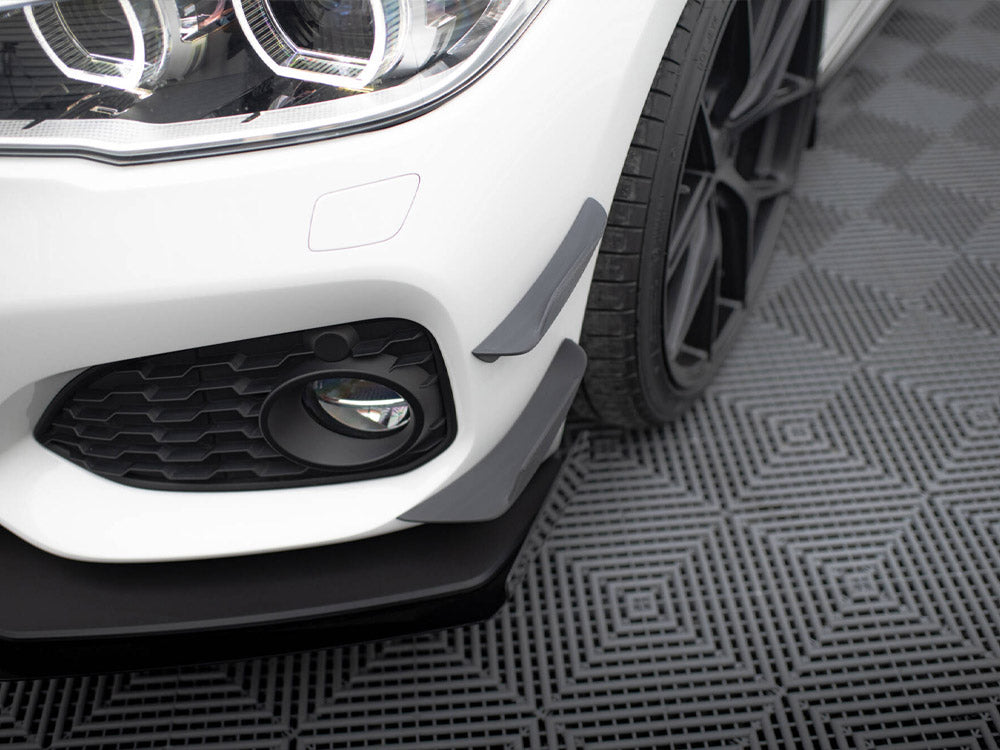 Front Bumper Wings (Canards) Bmw 1 M-Pack / M140I F20 Facelift