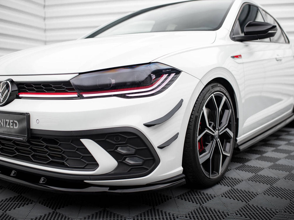 Front Bumper Wings (Canards) Volkswagen Polo Gti Mk6 Facelift