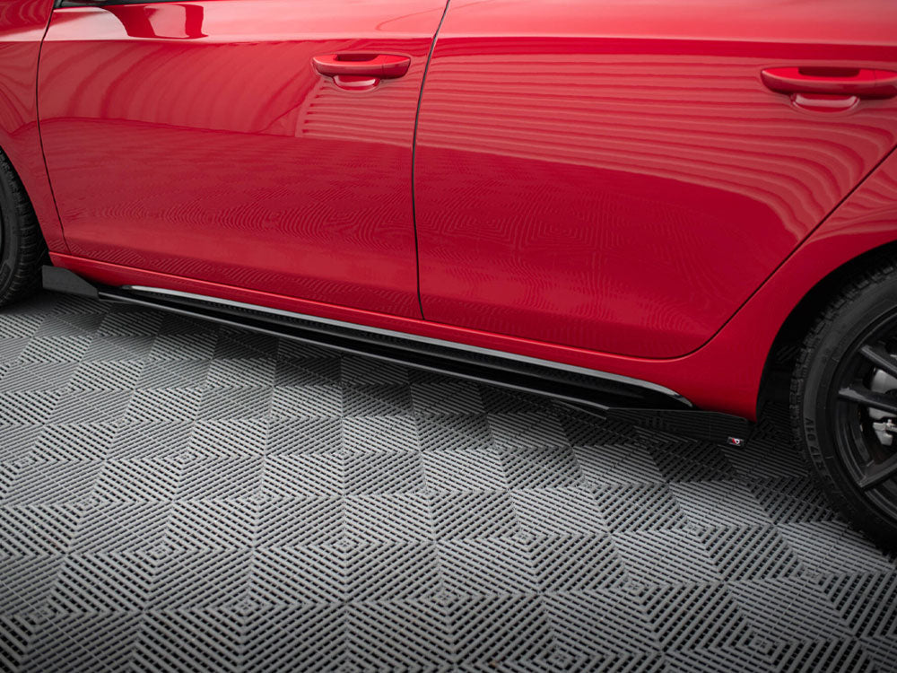 Street Pro Side Skirts Diffusers + Flaps Vw Golf Gti Mk6