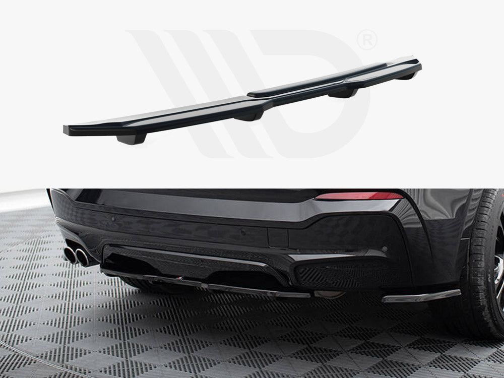 Central Rear Splitter (Vertical Bars) Bmw X4 M-Pack
