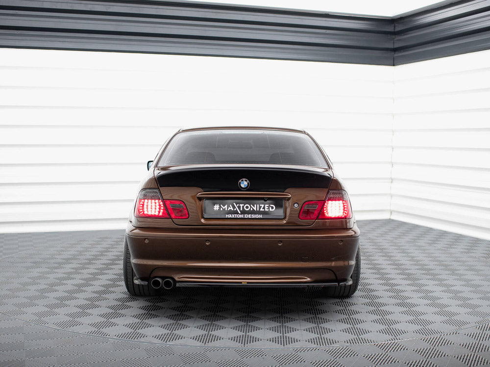 Central Rear Splitter (Vertical Bars) Bmw 3 E46 Coupe M-Pack
