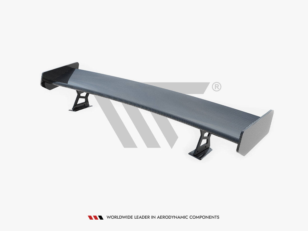 Carbon Spoiler With External Brackets Uprights Bmw 3 Coupe E46