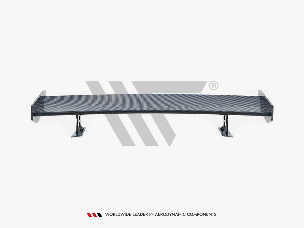 Carbon Spoiler With External Brackets Uprights Bmw 3 Coupe E46