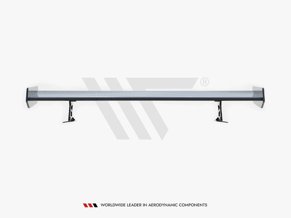 Carbon Spoiler With External Brackets Uprights Bmw 3 Coupe E46