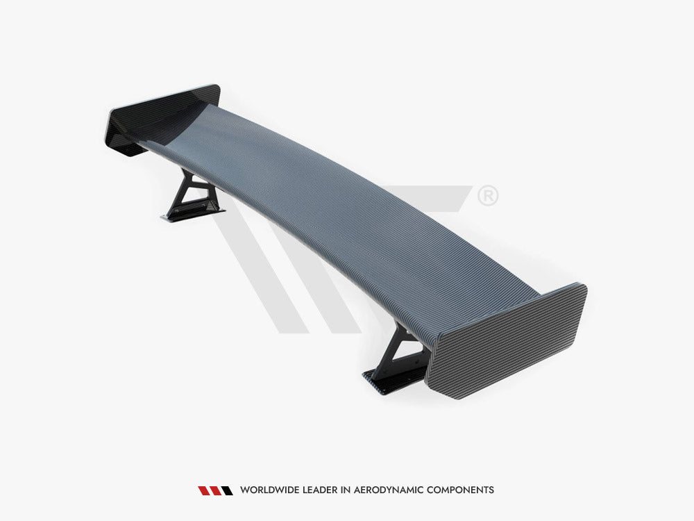 Carbon Spoiler With External Brackets Uprights Bmw 3 Coupe E46