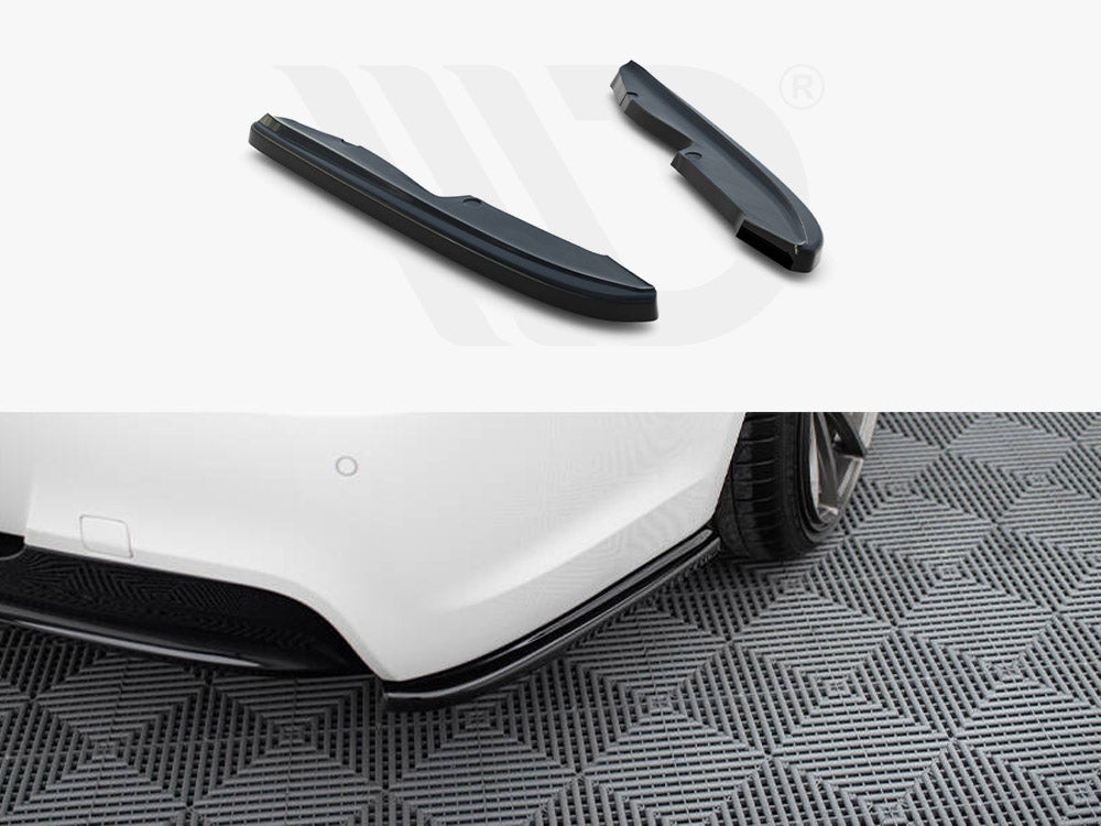 Rear Side Splitters Bmw 3 E90 M-Sport (2004-2008) - Textured