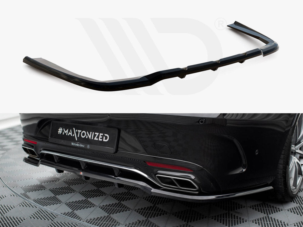 Rear Splitter (Vertical Bars) Mercedes-Benz S Coupe AMG-Line C217 Facelift