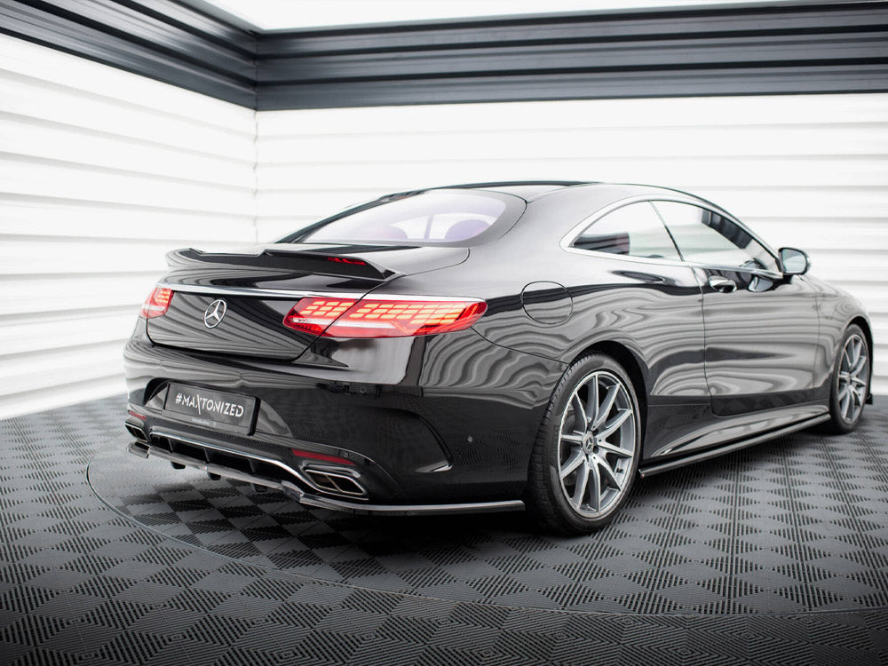 Rear Splitter (Vertical Bars) Mercedes-Benz S Coupe AMG-Line C217 Facelift