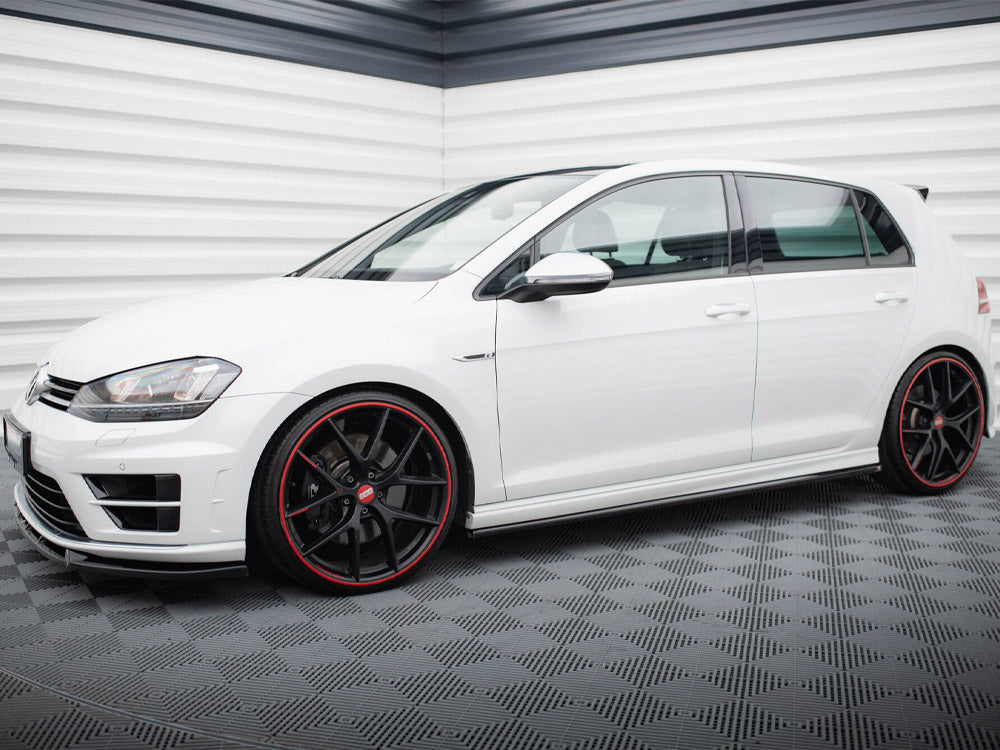 Side Skirts Diffusers V.3 Volkswagen Golf R / R-Line Mk7