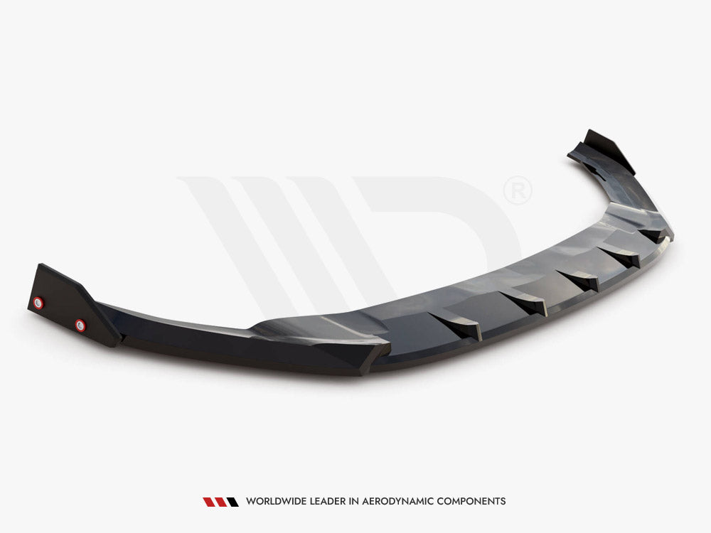 Front Splitter V.5 + Flaps Volkswagen Golf R / R-Line Mk7