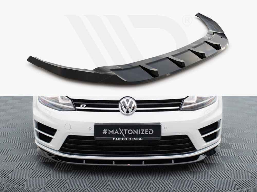 Front Splitter V.6 Volkswagen Golf R / R-Line Mk7