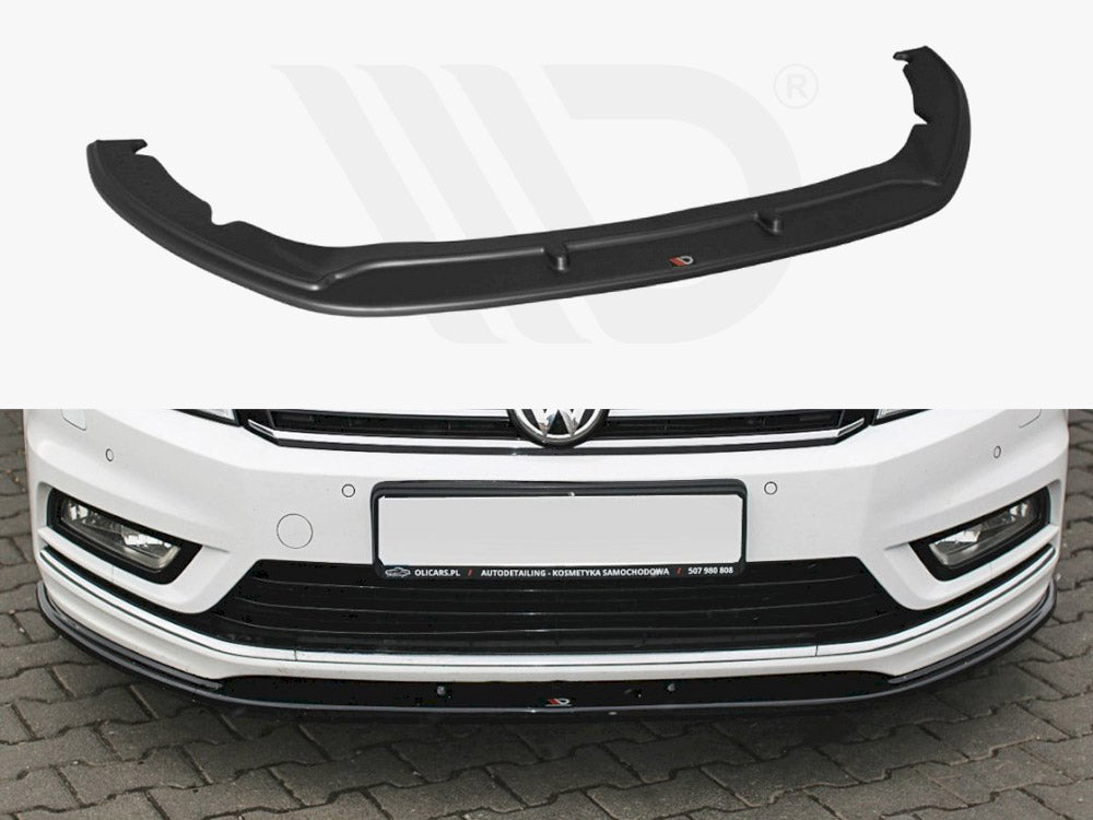 Front Splitter V.1 Volkswagen Passat R-Line B7 - Textured