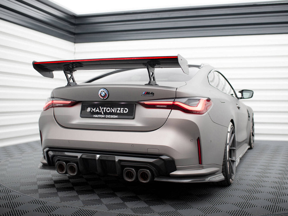 Carbon Spoiler With Internal Brackets Uprights + Led Bmw M4 G82 / M440I G22 / 4 M-Pack G22
