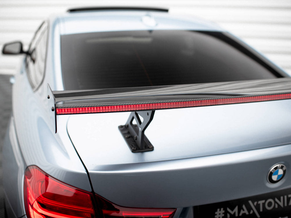 Carbon Spoiler With Internal Brackets Uprights + Led Bmw 4 F32 / 4 F32 M-Pack Coupe