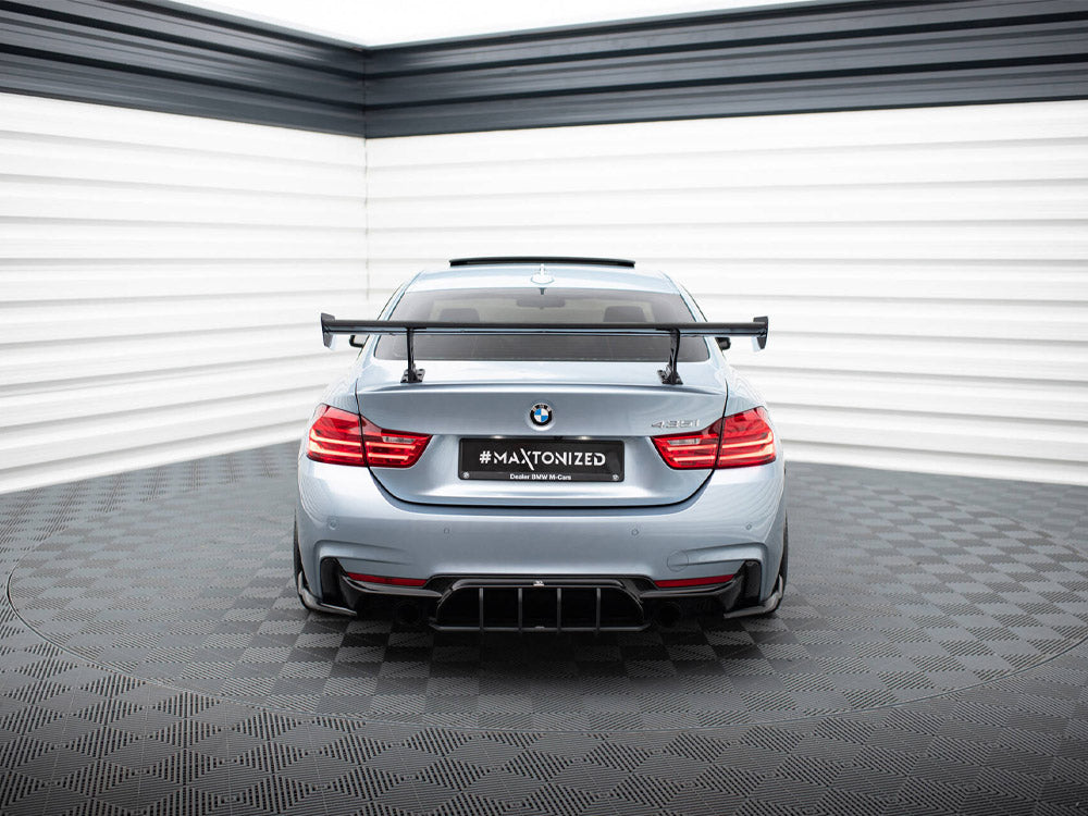 Carbon Spoiler With Internal Brackets Uprights Bmw 4 F32 / 4 F32 M-Pack Coupe