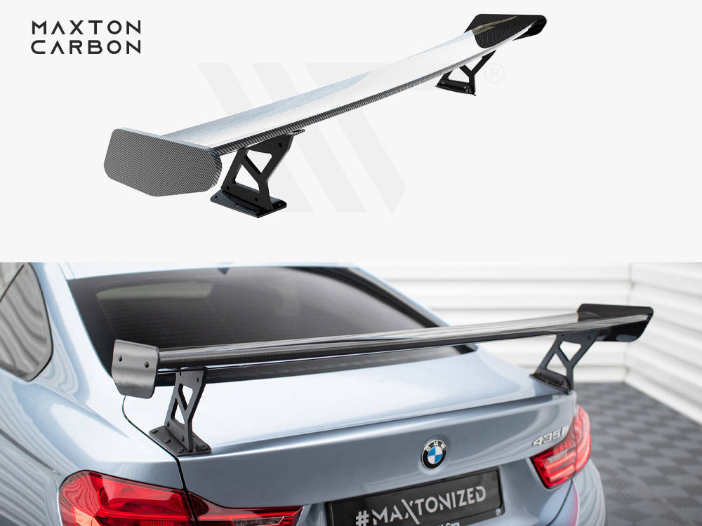 Carbon Spoiler With External Brackets Uprights Bmw 4 F32 / 4 F32 M-Pack Coupe