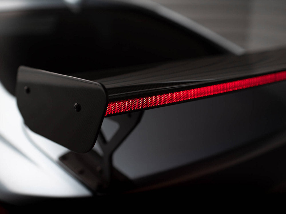 Carbon Spoiler With External Brackets Uprights + Led Bmw 4 F32 / 4 F32 M-Pack Coupe