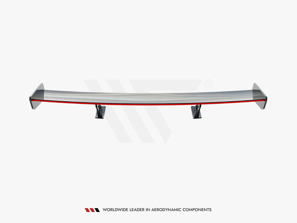 Carbon Spoiler With Internal Brackets Uprights + Led Bmw 3 / M3 Coupe E92