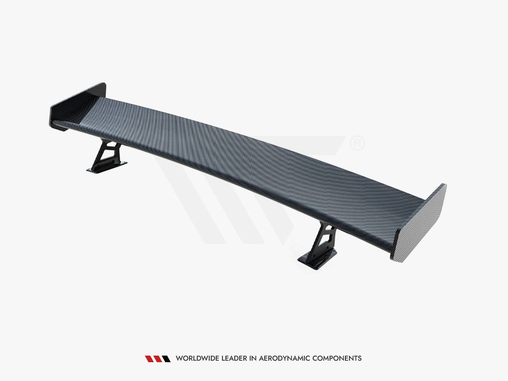 Carbon Spoiler With External Brackets Uprights + Led Bmw 3 / M3 Coupe E92