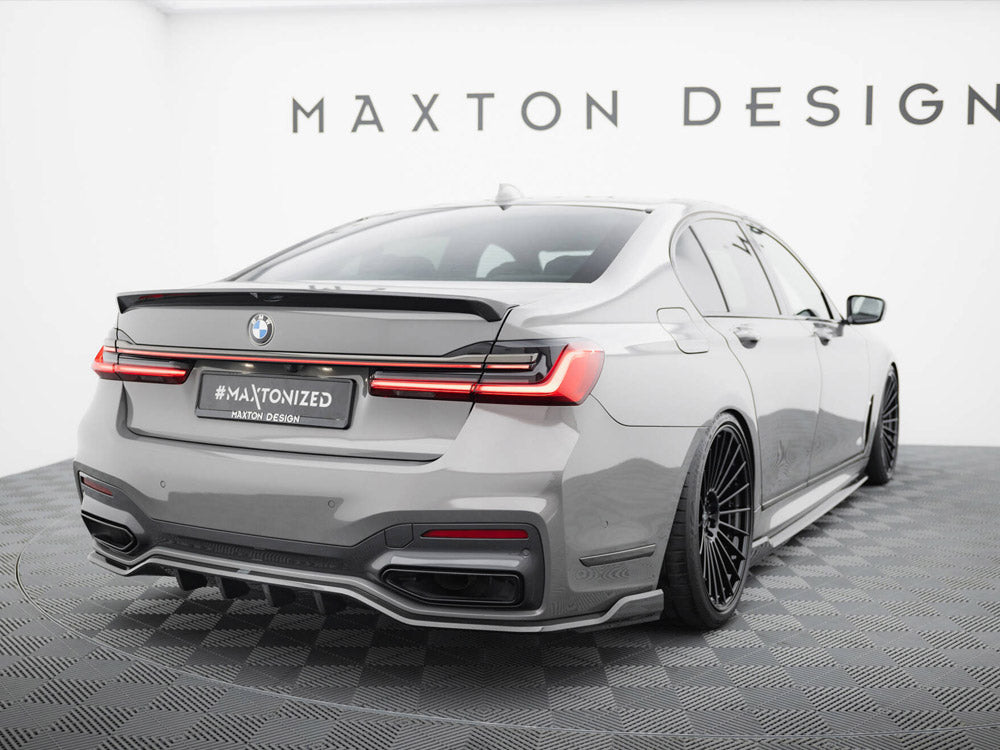 Prepreg Carbon Fiber Rear Splitter Bmw 7 M-Pack G11 / G12 Facelift