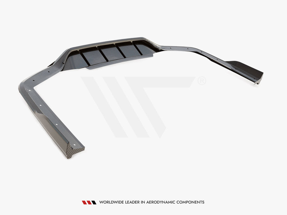 Prepreg Carbon Fiber Rear Splitter Bmw 7 M-Pack G11 / G12 Facelift
