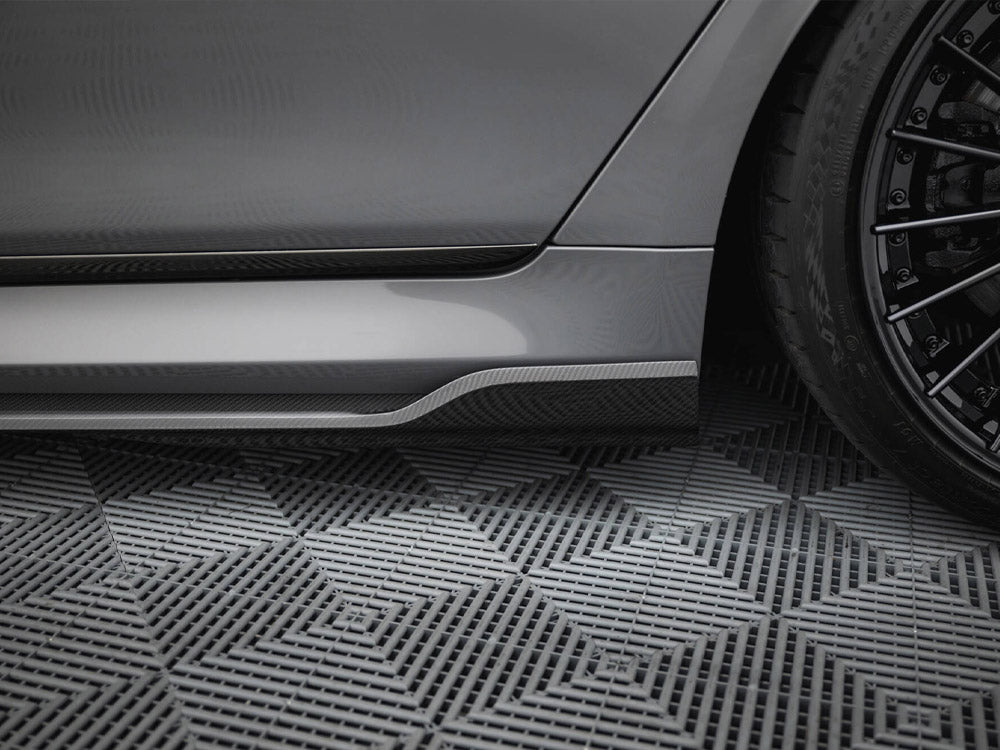 Carbon Fiber Side Skirts Bmw 7 M-Pack G11 Facelift